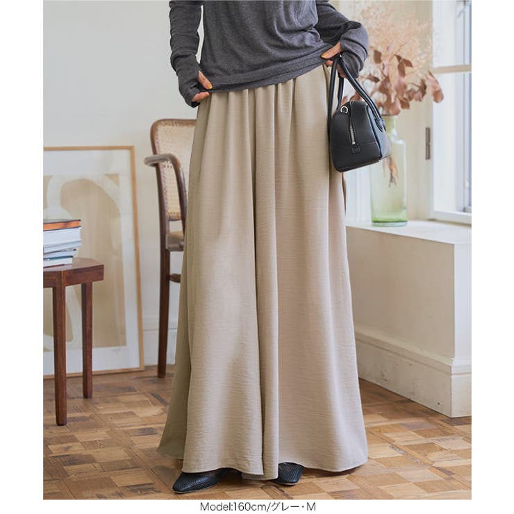 UVカットサラテロワイドパンツ［M4286］ UVカット ワイドパンツ | KOBE LETTUCE | 詳細画像9 