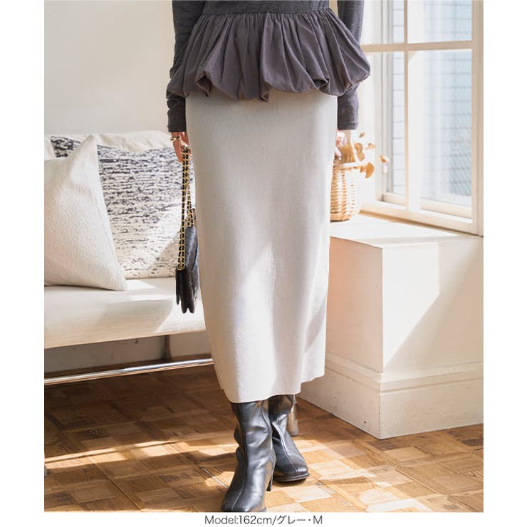 スポンディッシュニットタイトスカート ニットタイトスカート レディース | KOBE LETTUCE | 詳細画像5 