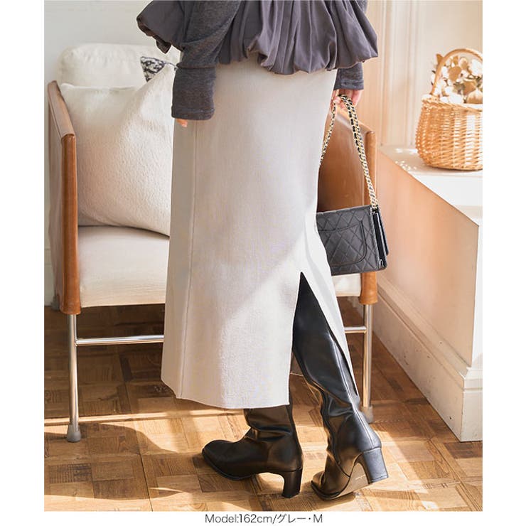 スポンディッシュニットタイトスカート ニットタイトスカート レディース | KOBE LETTUCE | 詳細画像6 