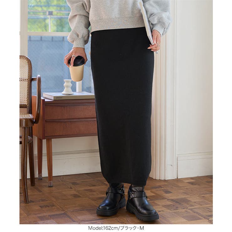 ホールガーメントニットタイトスカート ニット タイト | KOBE LETTUCE | 詳細画像3 