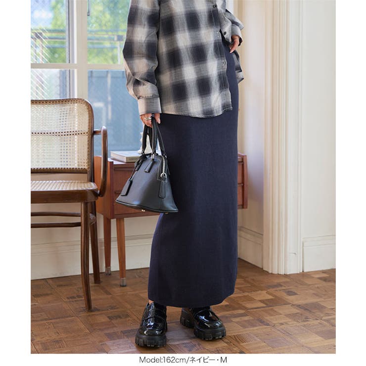 ホールガーメントニットタイトスカート ニット タイト | KOBE LETTUCE | 詳細画像9 