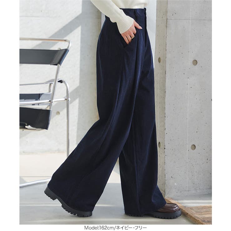 コーデュロイタックワイドパンツ［M4346］ コーデュロイ タック | KOBE LETTUCE | 詳細画像8 