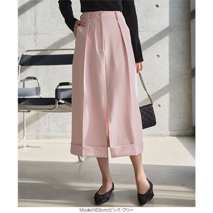 スラックススカート［M4368］ スラックススカート レディース | KOBE LETTUCE | 詳細画像7 