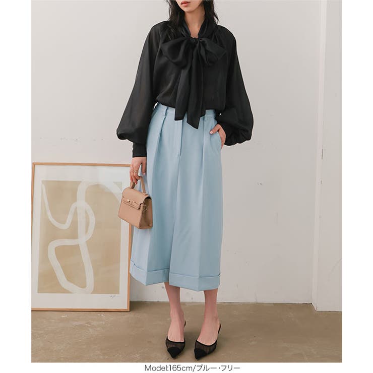 スラックススカート［M4368］ スラックススカート レディース | KOBE LETTUCE | 詳細画像8 