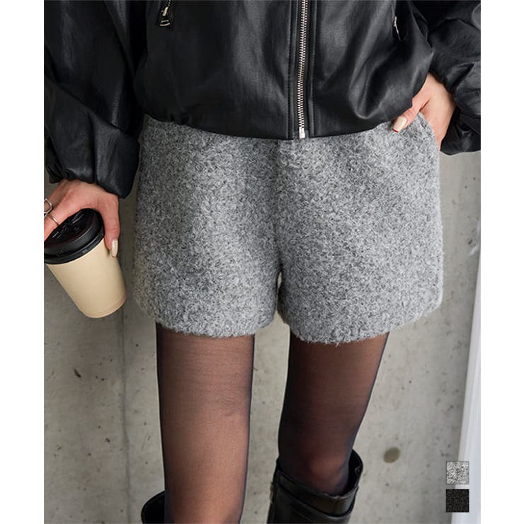 もこもこボアショートパンツ［M4375］ ショートパンツ もこもこ | KOBE LETTUCE | 詳細画像1 