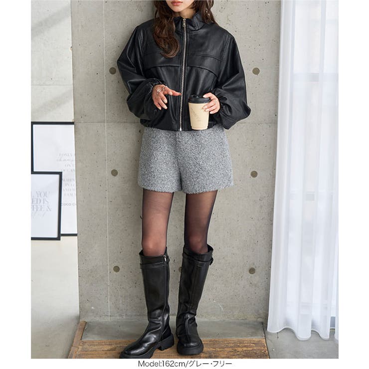 もこもこボアショートパンツ［M4375］ ショートパンツ もこもこ | KOBE LETTUCE | 詳細画像2 