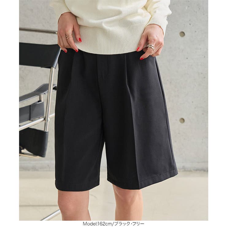 フロントタックハーフパンツ［M4396］ | KOBE LETTUCE | 詳細画像2 