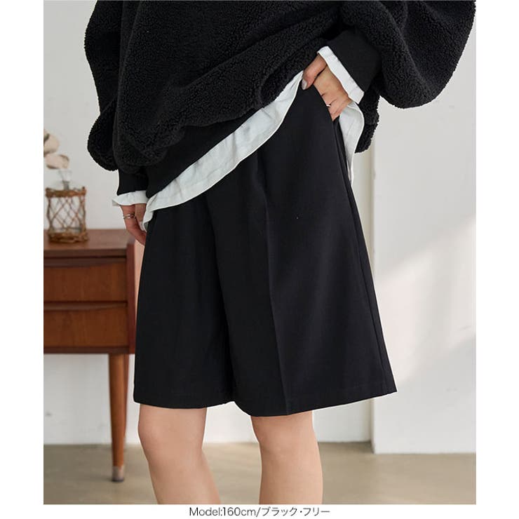 フロントタックハーフパンツ［M4396］ | KOBE LETTUCE | 詳細画像5 