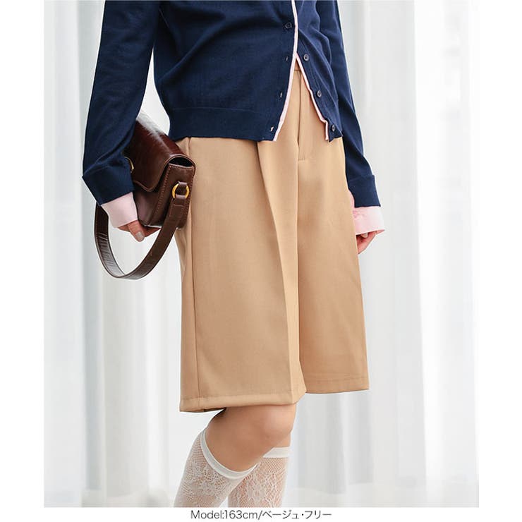 フロントタックハーフパンツ［M4396］ | KOBE LETTUCE | 詳細画像8 