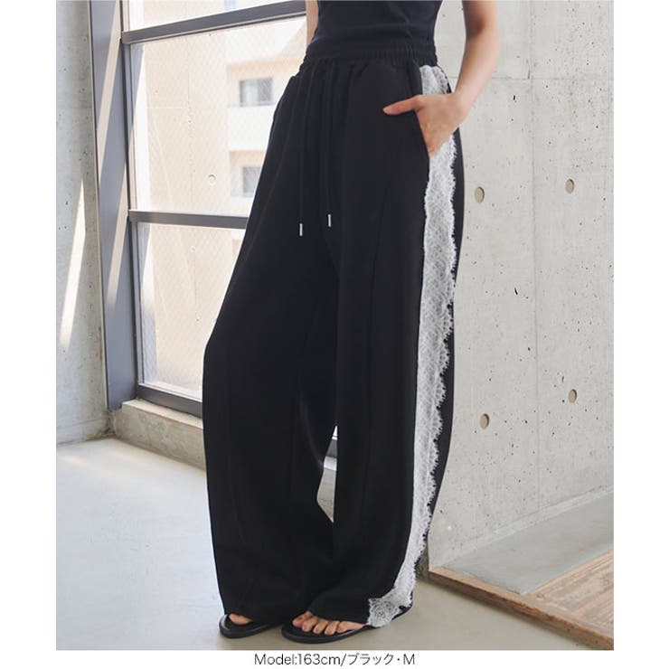 脇レースダンボールカーブパンツ［M4434］ サイドレース カーブパンツ | KOBE LETTUCE | 詳細画像6 