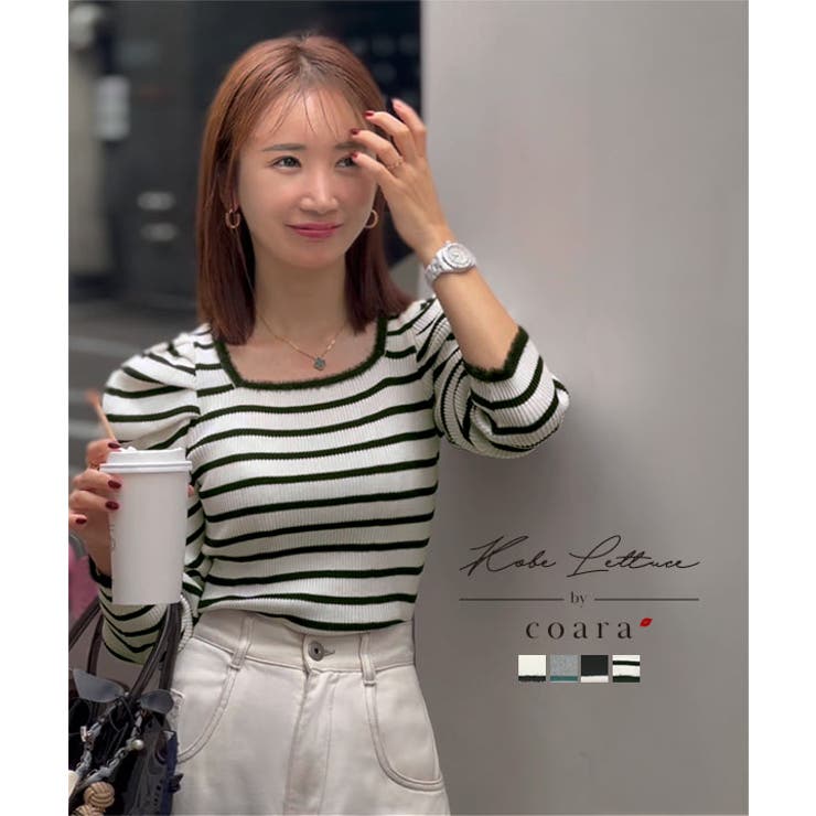 【関税込み】Rohe ブラック デコンストラクト ニット トップス セール】RIBBON CREW NECK KNIT / リボンクルーネックニット