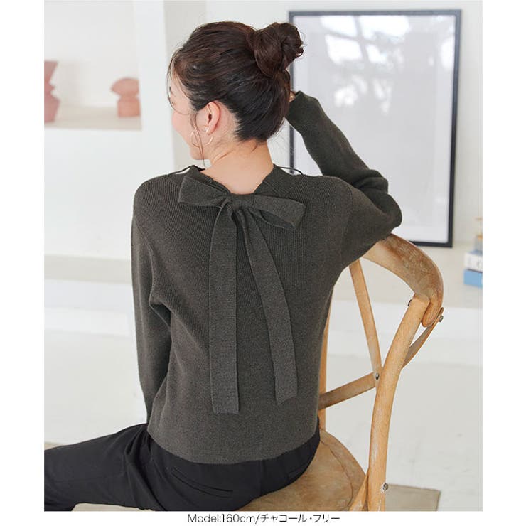 2wayボウタイリボンニット［N1126］[品番：KO000014933]｜KOBE LETTUCE