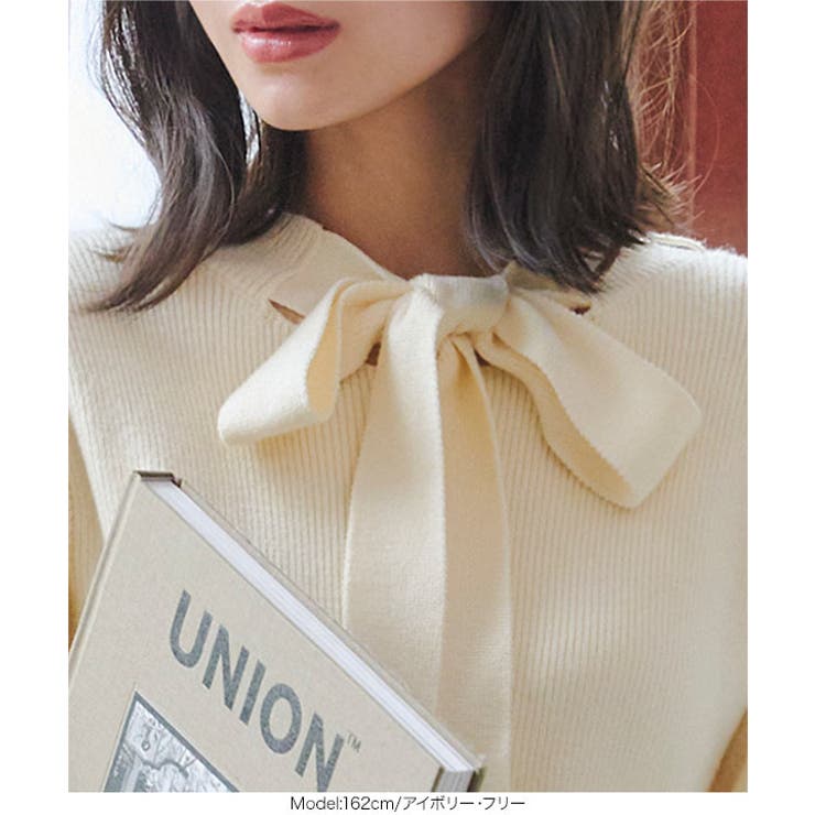 2wayボウタイリボンニット［N1126］ | KOBE LETTUCE | 詳細画像7 