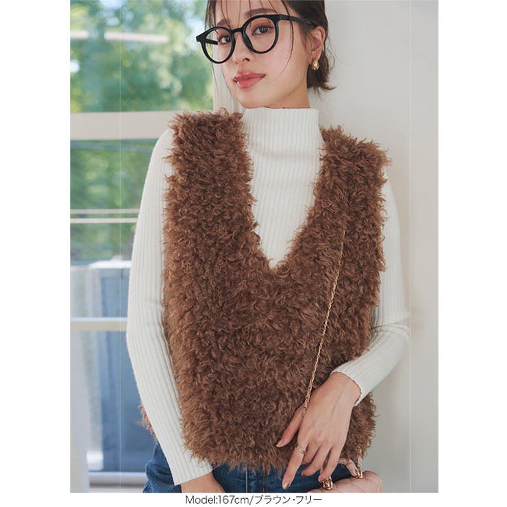 プードルファーベスト［N1131］[品番：KO000014984]｜KOBE LETTUCE