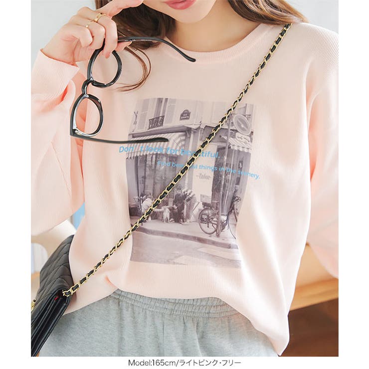 フォトプリントニットプルオーバー［N1135］ | KOBE LETTUCE | 詳細画像5 