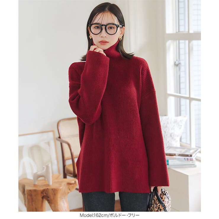 タートルネックオーバーニット［N1136］ | KOBE LETTUCE | 詳細画像3 