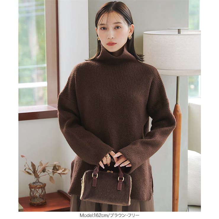 タートルネックオーバーニット［N1136］ | KOBE LETTUCE | 詳細画像6 