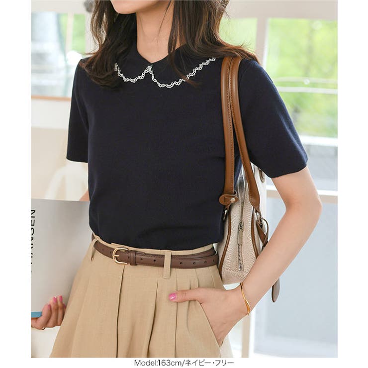 ピコレース ポロニット 半袖 | KOBE LETTUCE | 詳細画像6 