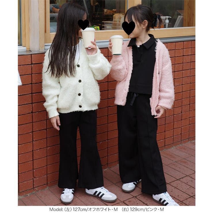 [ Yuumiさんコラボ ]キッズもこもこVネックニットカーディガン［N1201… | KOBE LETTUCE | 詳細画像14 