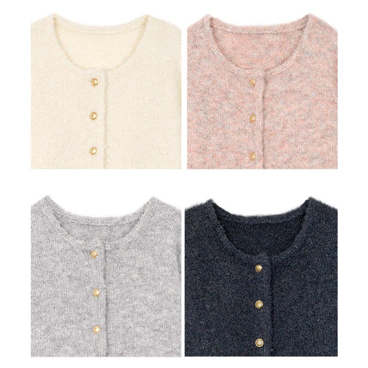 ブークレボアニットジャケット ブークレ ボア | KOBE LETTUCE | 詳細画像17 