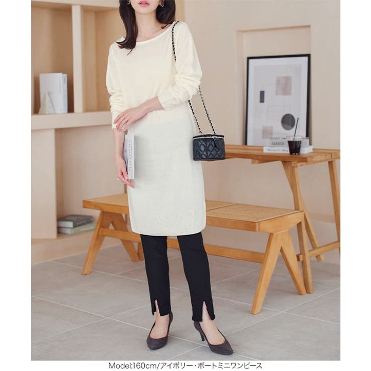 おうちで洗えるカシミアタッチニット［N55FF］ | KOBE LETTUCE | 詳細画像12 