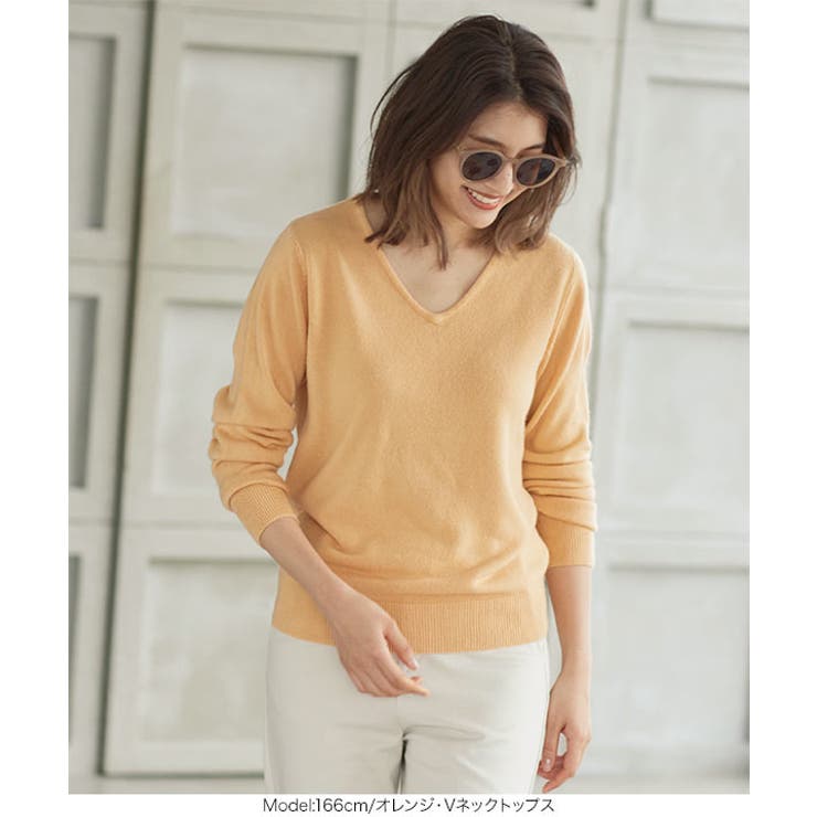 おうちで洗えるカシミアタッチニット［N55FF］ | KOBE LETTUCE | 詳細画像18 