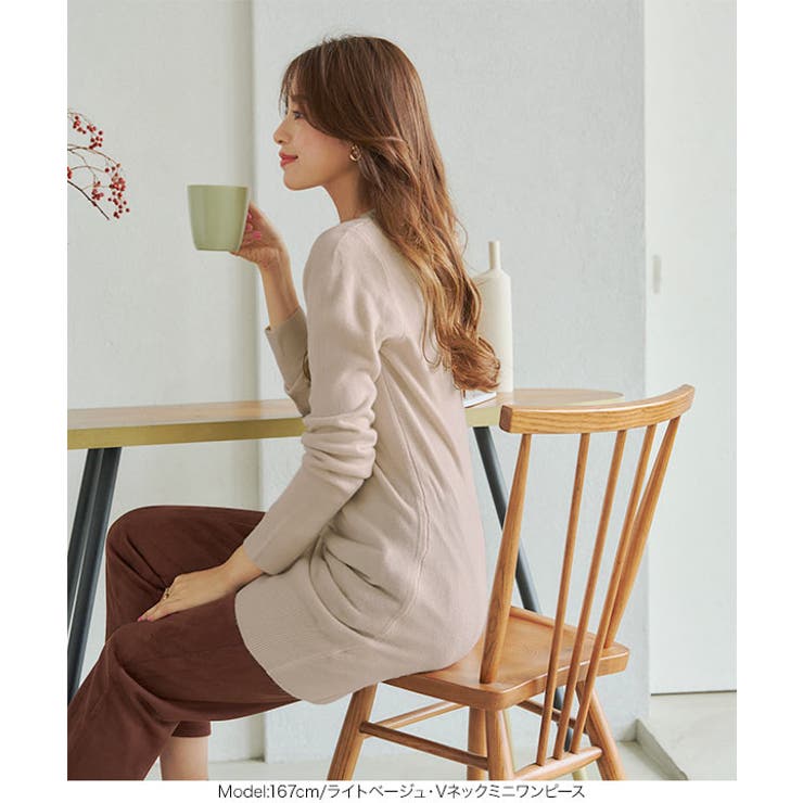 おうちで洗えるカシミアタッチニット［N55FF］ | KOBE LETTUCE | 詳細画像14 