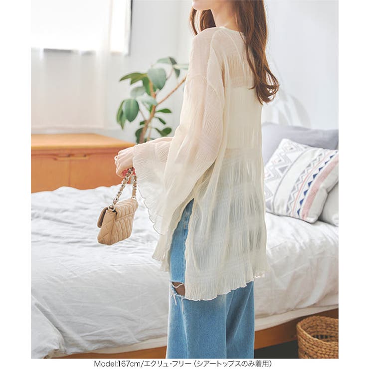 4点セット水着付きクリンクルシアートップス×ショートパンツ[品番：KO000014345]｜KOBE  LETTUCE（コウベレタス）のレディースファッション通販｜SHOPLIST（ショップリスト）