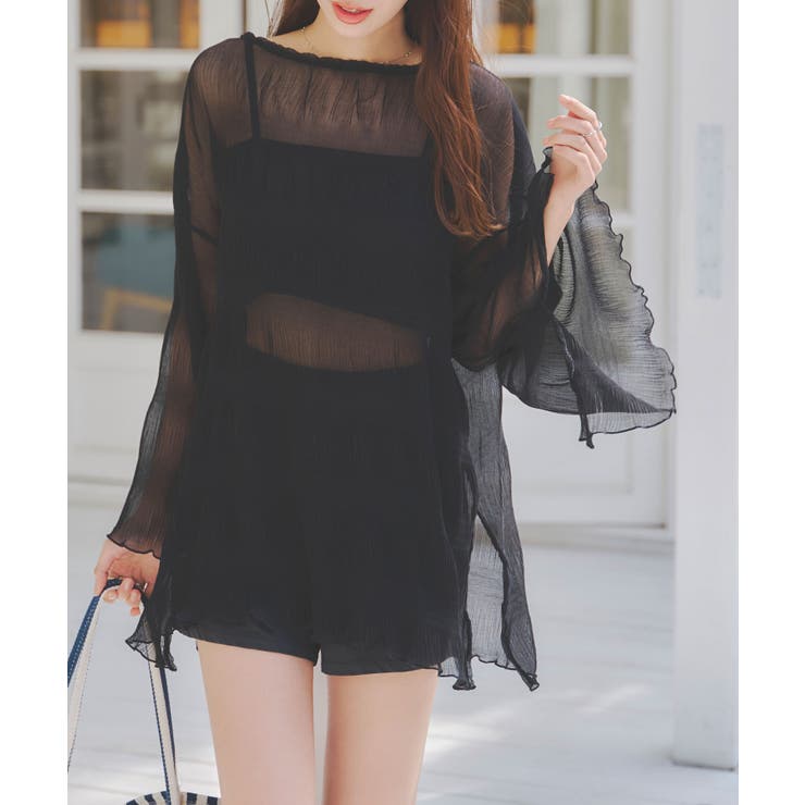 ブラック | UVカット ラッシュガード | KOBE LETTUCE