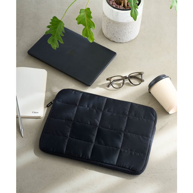 ブラック | キルティングパソコンケース［J1198］ パソコンケース PCケース | KOBE LETTUCE