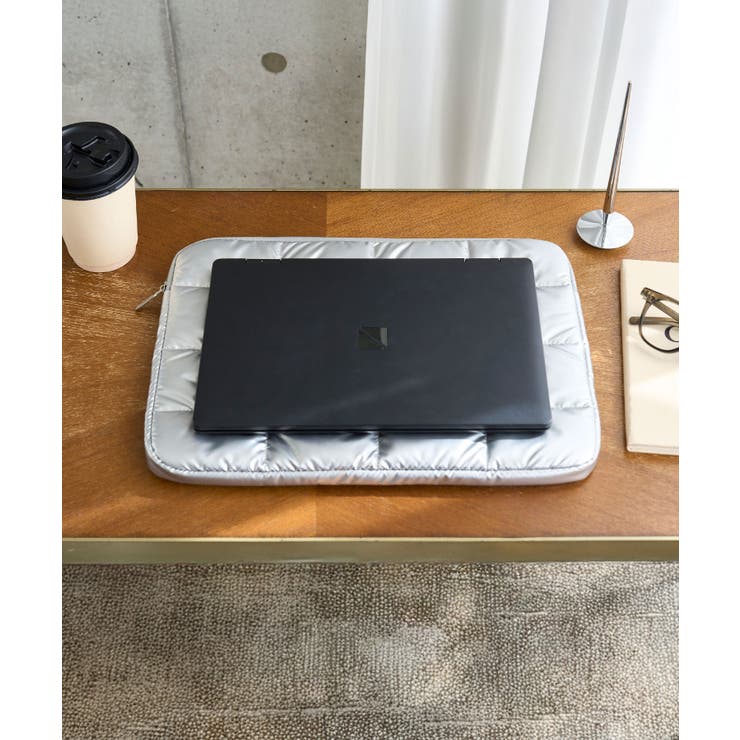 シルバー | キルティングパソコンケース［J1198］ パソコンケース PCケース | KOBE LETTUCE