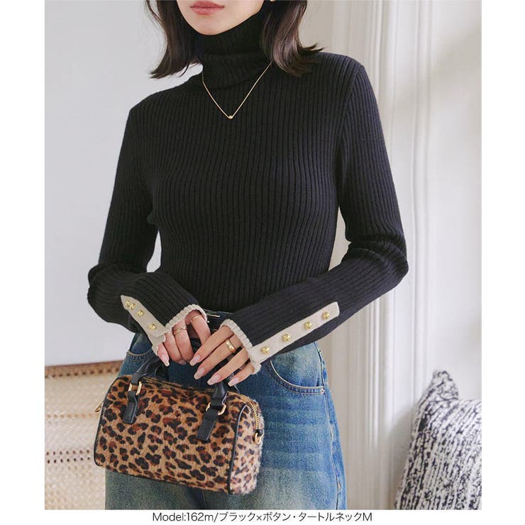 もっちり リブニット［C6260］ ニット | KOBE LETTUCE | 詳細画像7 