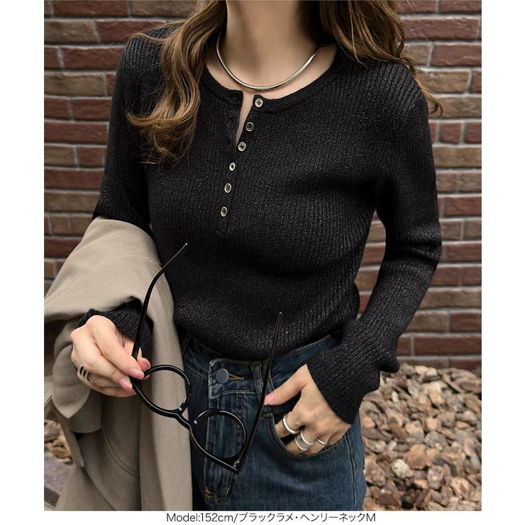 もっちり リブニット［C6260］ ニット | KOBE LETTUCE | 詳細画像30 