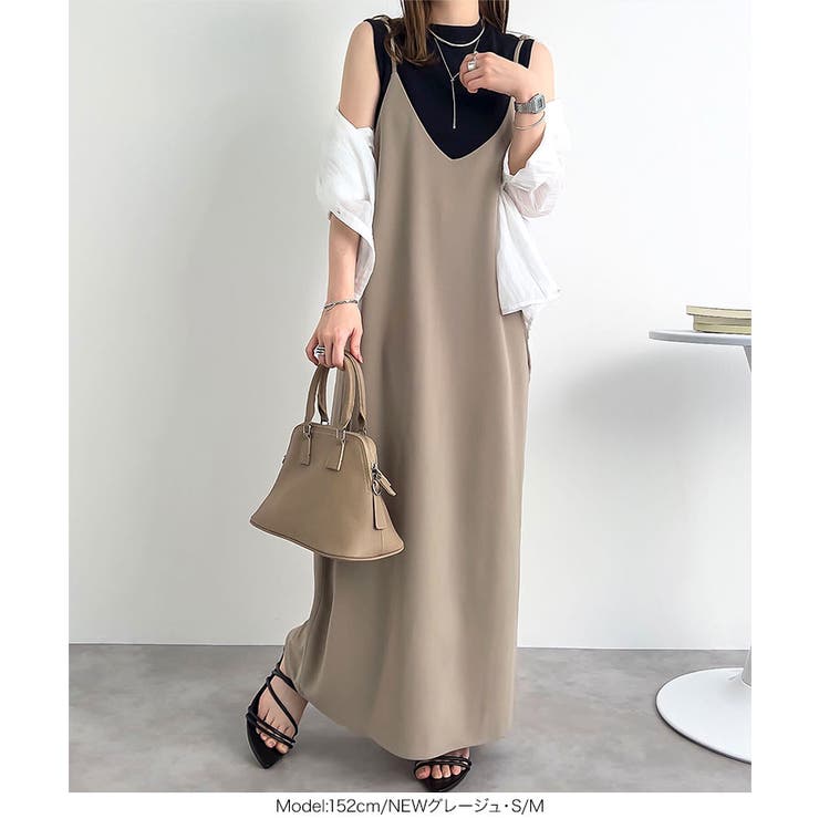 キャミワンピ ワンピース ロングキャミソールワンピース | KOBE LETTUCE | 詳細画像17 