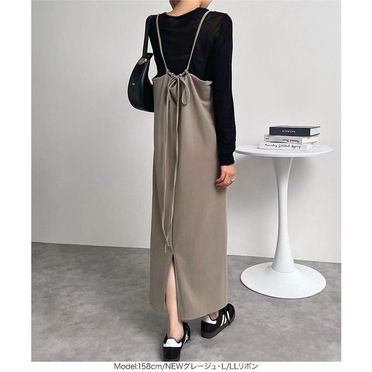 キャミワンピ ワンピース ロングキャミソールワンピース | KOBE LETTUCE | 詳細画像19 
