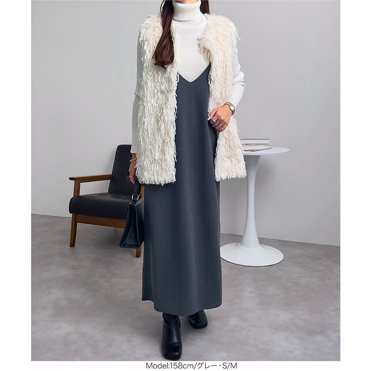 キャミワンピ ワンピース ロングキャミソールワンピース | KOBE LETTUCE | 詳細画像21 