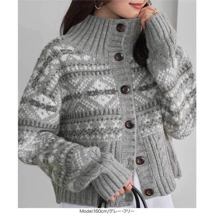 ノルディックニットトップス ノルディック ニット | KOBE LETTUCE | 詳細画像6 