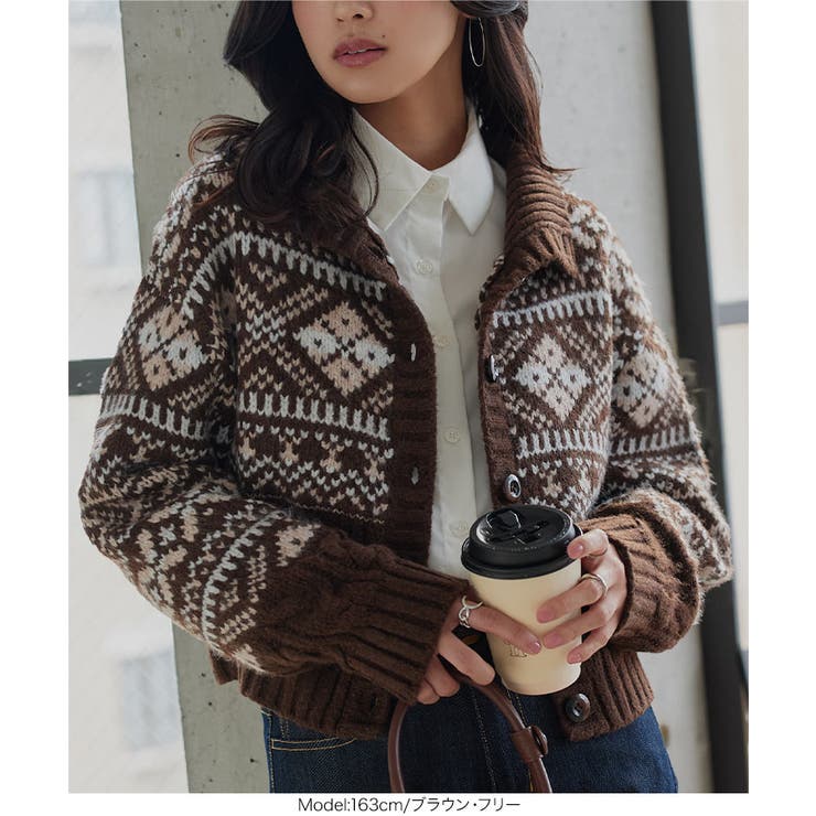 ノルディックニットトップス ノルディック ニット | KOBE LETTUCE | 詳細画像7 