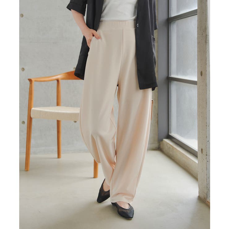 アイボリー | ストレッチカーブパンツ［M4404］ ストレッチ カーブパンツ | KOBE LETTUCE