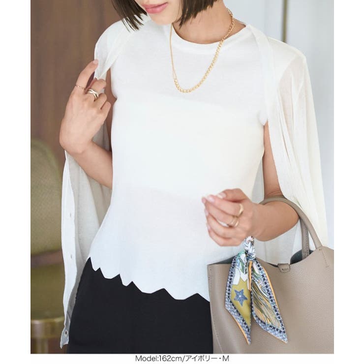 接触冷感 ノースリニット ノースリ | KOBE LETTUCE | 詳細画像8 