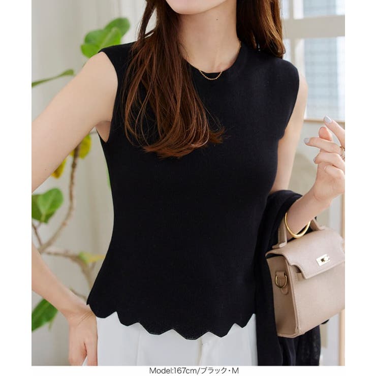 接触冷感 ノースリニット ノースリ | KOBE LETTUCE | 詳細画像10 