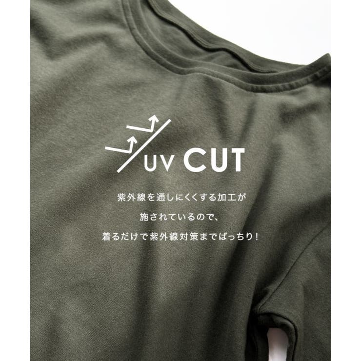 [MLXL汗じみ防止＆UVカット]ポケット付きVネックTシャツ［C7575］