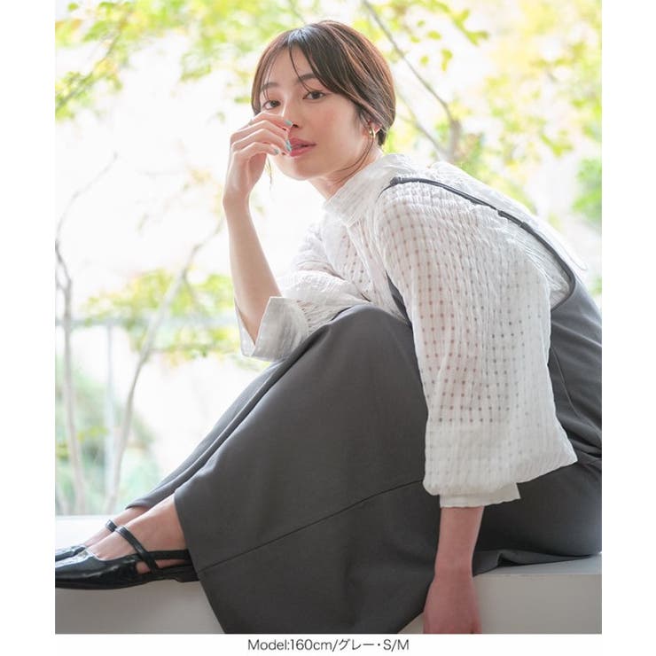 キャミワンピ ワンピース ロングキャミソールワンピース[品番