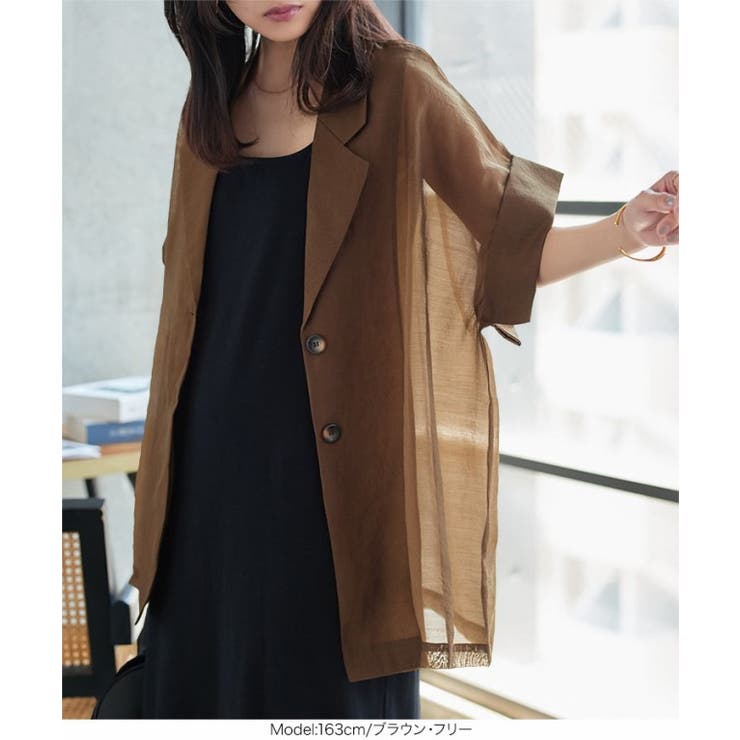 シアージャケット テーラード シアー | KOBE LETTUCE | 詳細画像15 