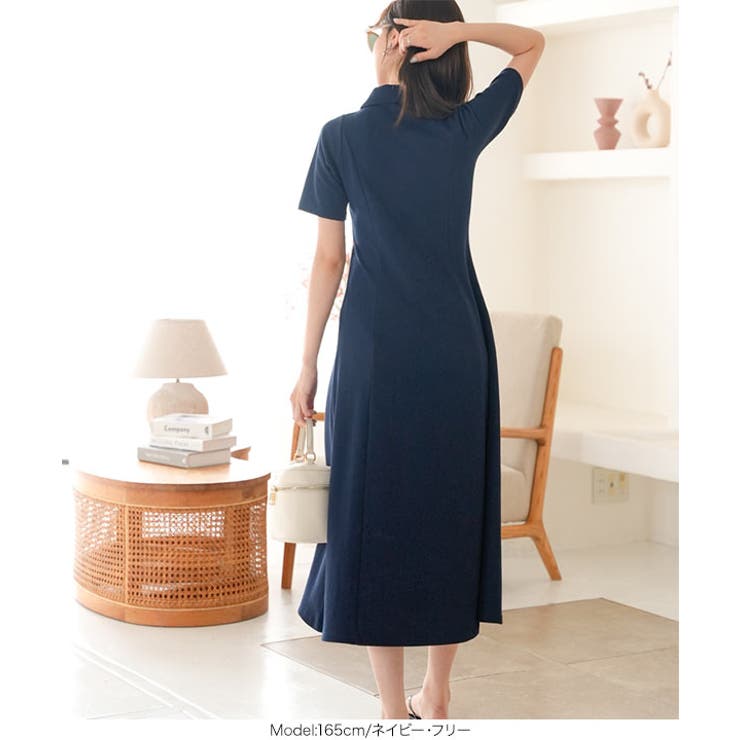 ポロワンピース［E3429］[品番：KO000014604]｜KOBE LETTUCE
