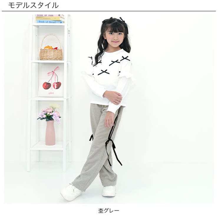サイドラインパンツ ポケット リボン | 子供服Bee | 詳細画像5 
