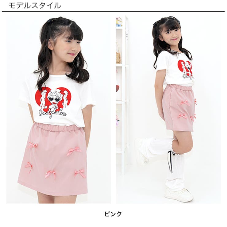 リボンスカート風パンツ スカパン キュロット | 子供服Bee | 詳細画像5 