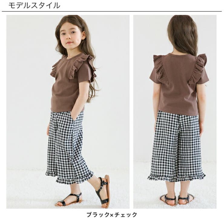 ギンガムチェックパンツ 子供服 キッズ 女の子 春 夏 秋 韓国子供服