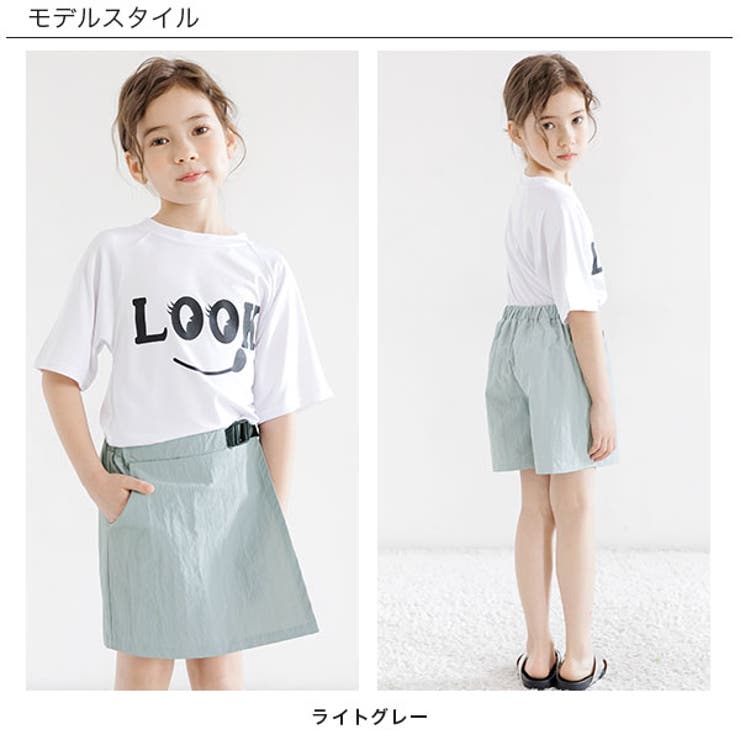 ラップ巻き風キュロット 子供服 キッズ 女の子 春 夏 韓国子供服[品番