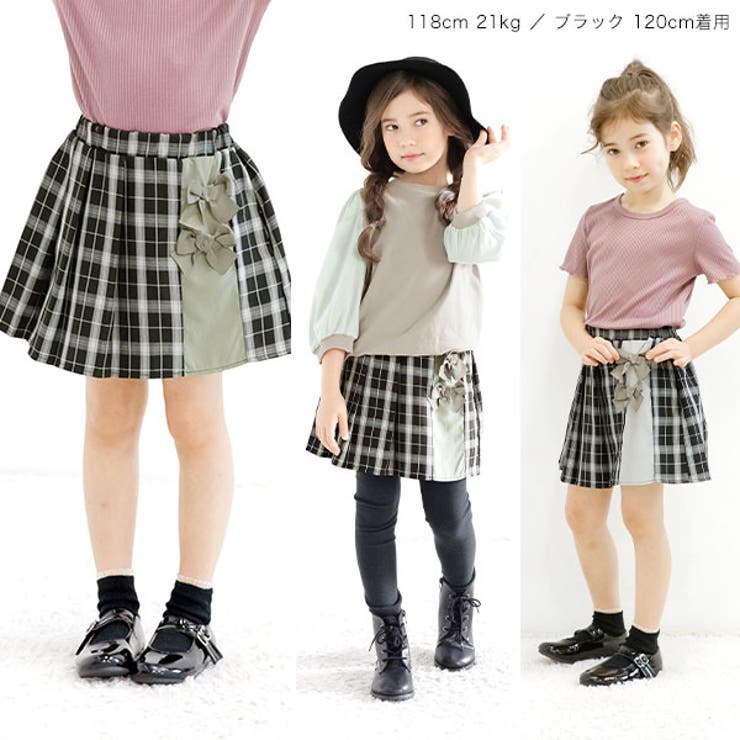 プリーツスカート 子供服 キッズ 女の子 春 夏 秋 韓国子供服[品番 